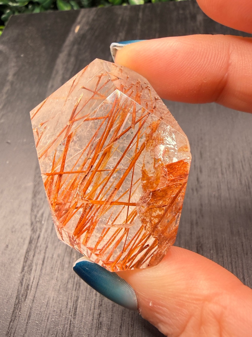 Red Rutilated Quartz Freeform - Picture 4 of 10